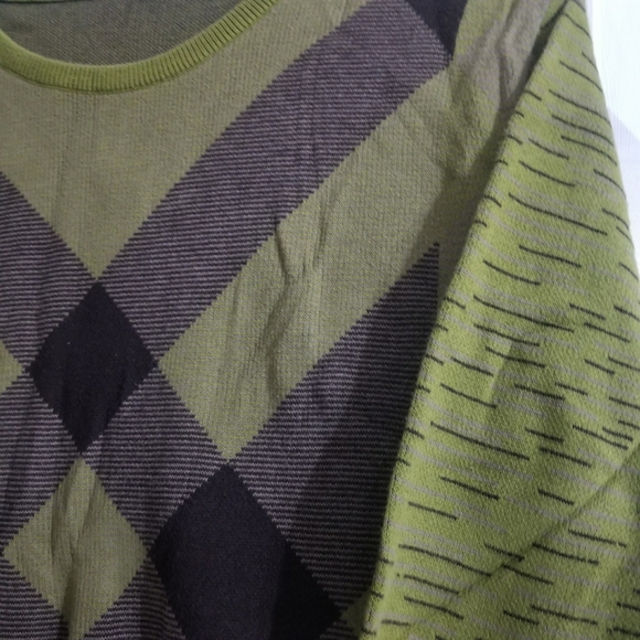 Comfy olive green light sweater top - Picture 3 of 3